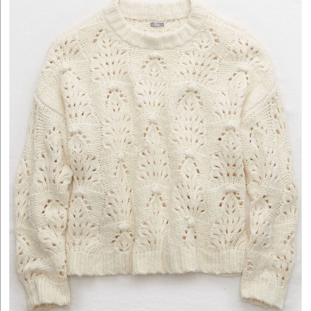 Aerie Pointelle Sweater